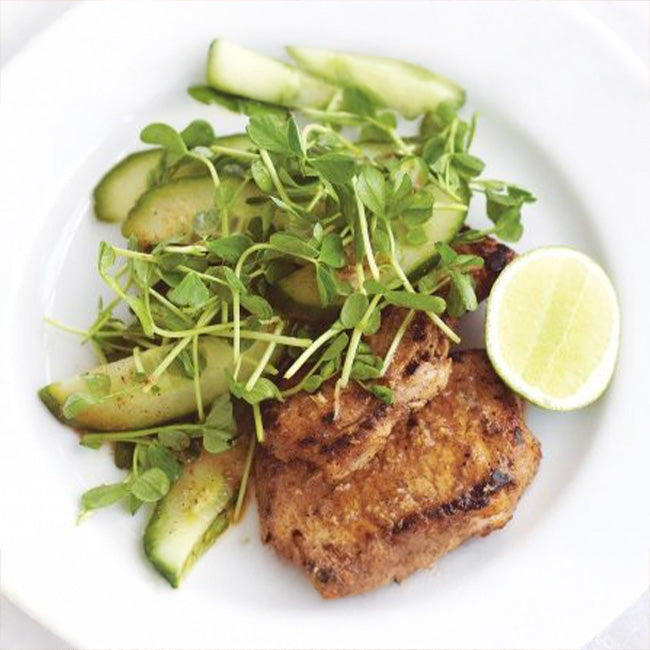 Ginger & Five-Spice Pork with Cucumber Salad – Vita Diet