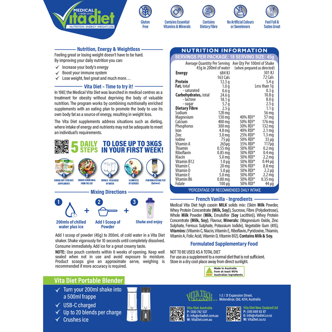 3+1 FREE French Vanilla Shake Bundle