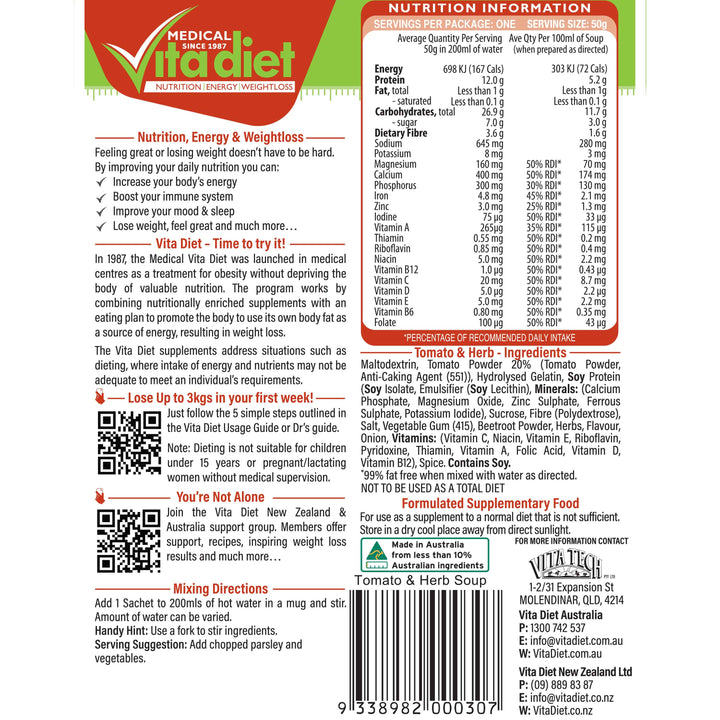 Tomato & Herb Soup 14 Pack