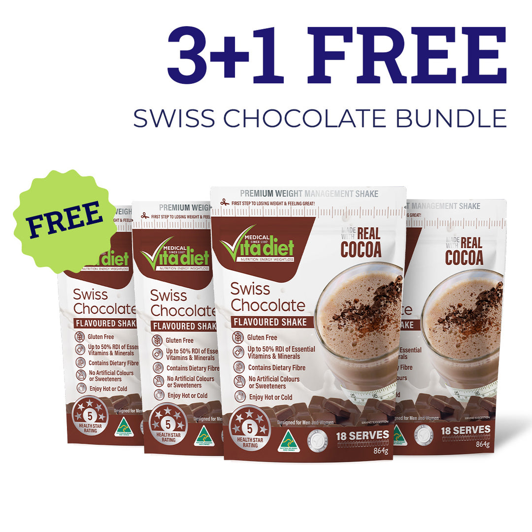 3+1 FREE Swiss Chocolate Shake Bundle