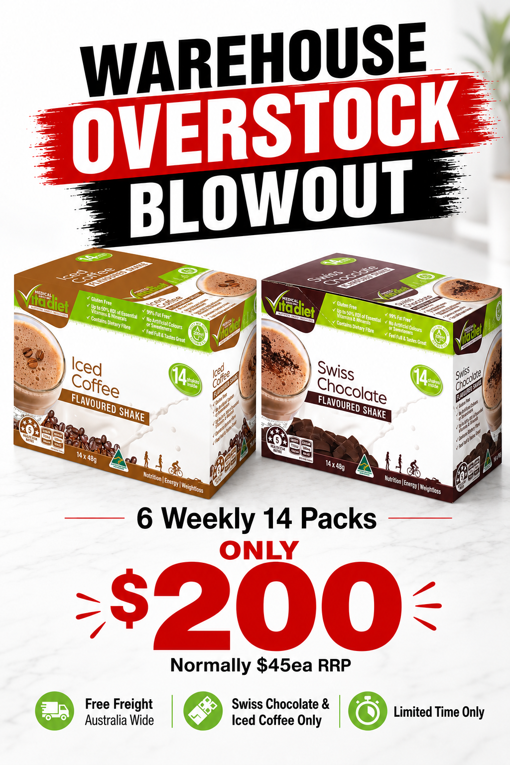 Warehouse Overstock Blowout Bundle - 6 x Weekly 14 Packs