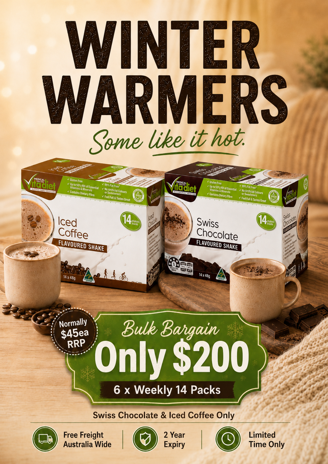 Winter Warmers Sale - 6 x Weekly 14 Packs