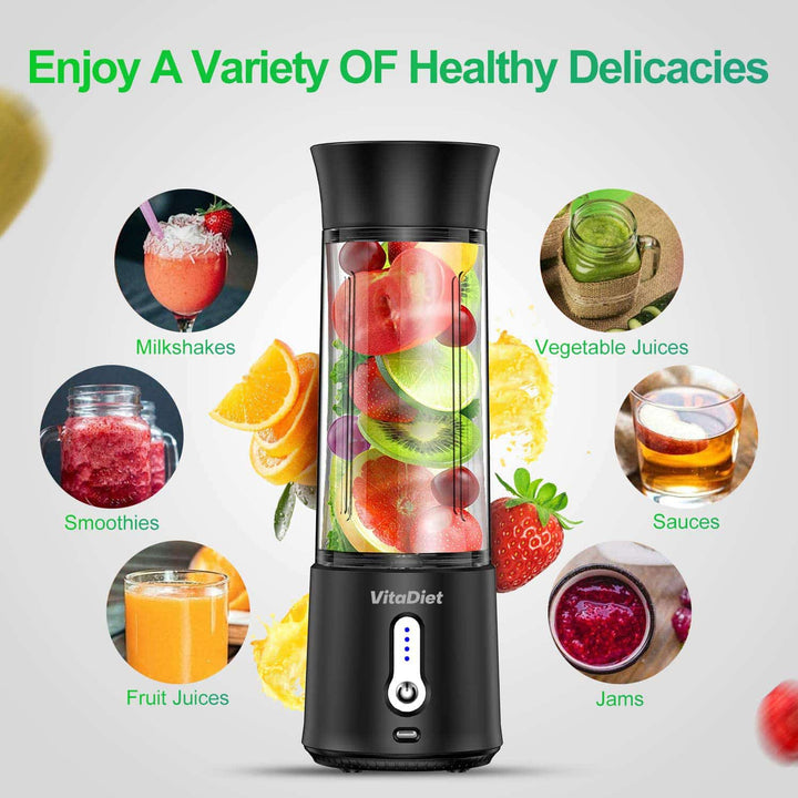 Vita Diet Portable Blender - Black