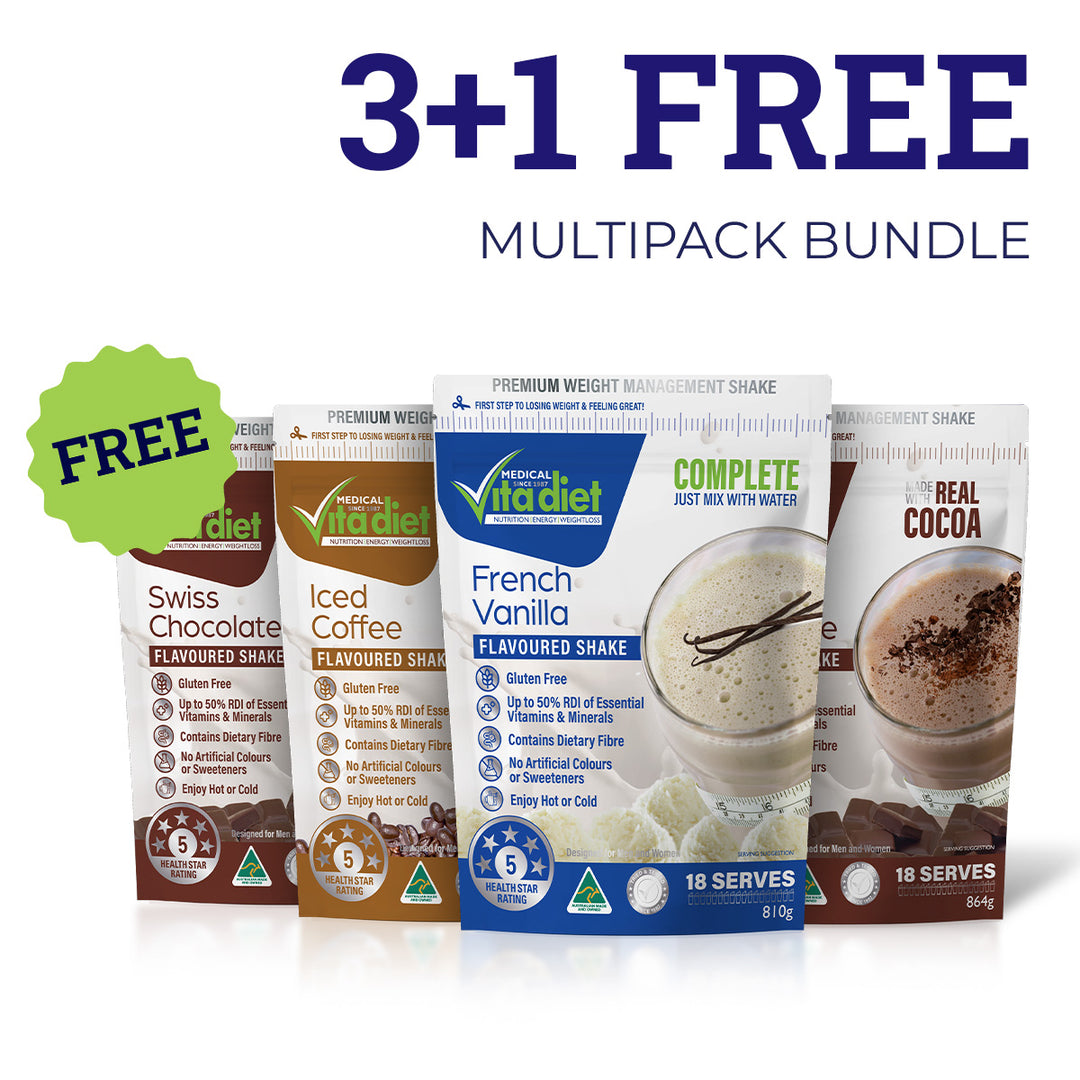 3+1 FREE Multipack Shake Bundle